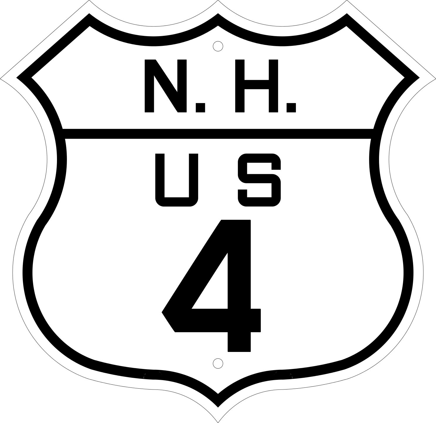 Us 4 New Hampshire - Highway 281 Texas (1485x1440)