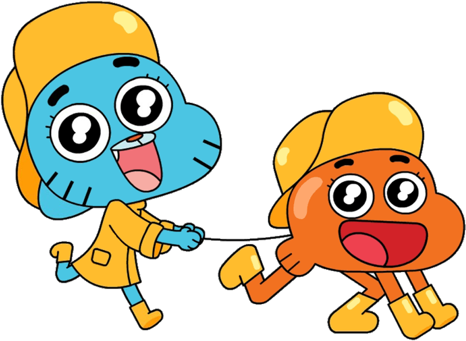 Gumball Clipart Yellow - Amazing World Of Gumball Png (1024x723)