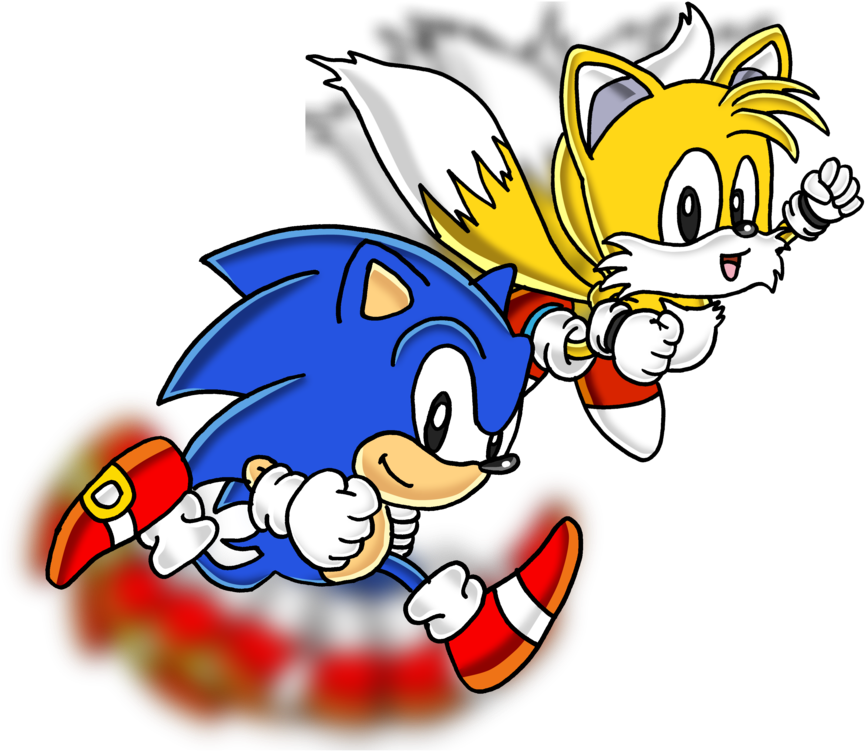 Sonic Y Tails Classic (900x767)