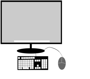 Computer Monitor Accessory Rectangle Computer Monitors - Clip Art (530x750)