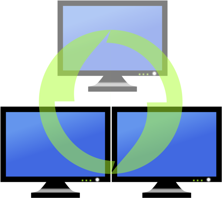 Led-backlit Lcd Computer Monitors Computer Icons Television - Computer Monitor (750x750)