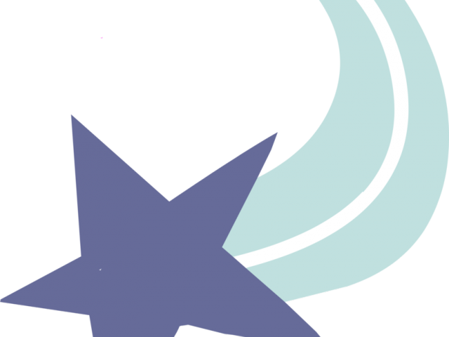 Small Clipart Shooting Star - Portable Network Graphics (640x480)