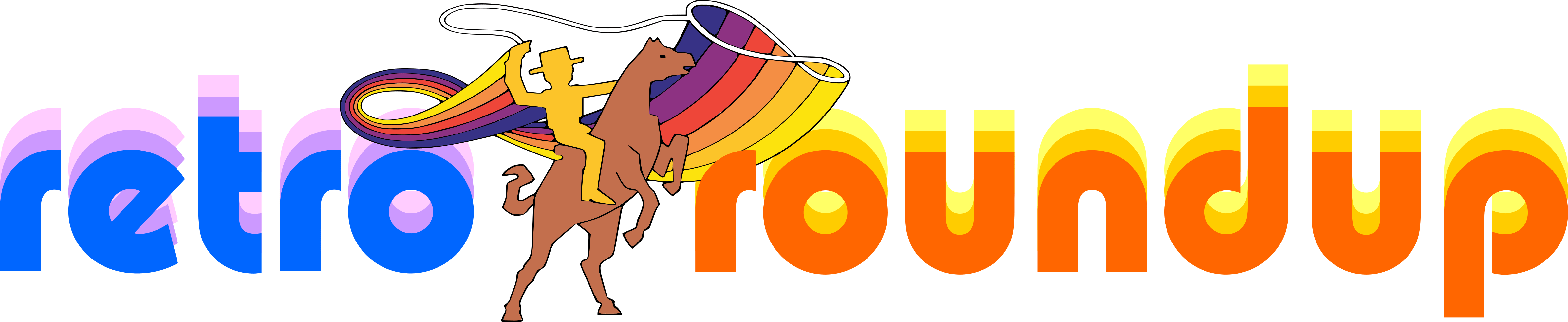 Retro Roundup Logo - Retro Roundup (4788x984)