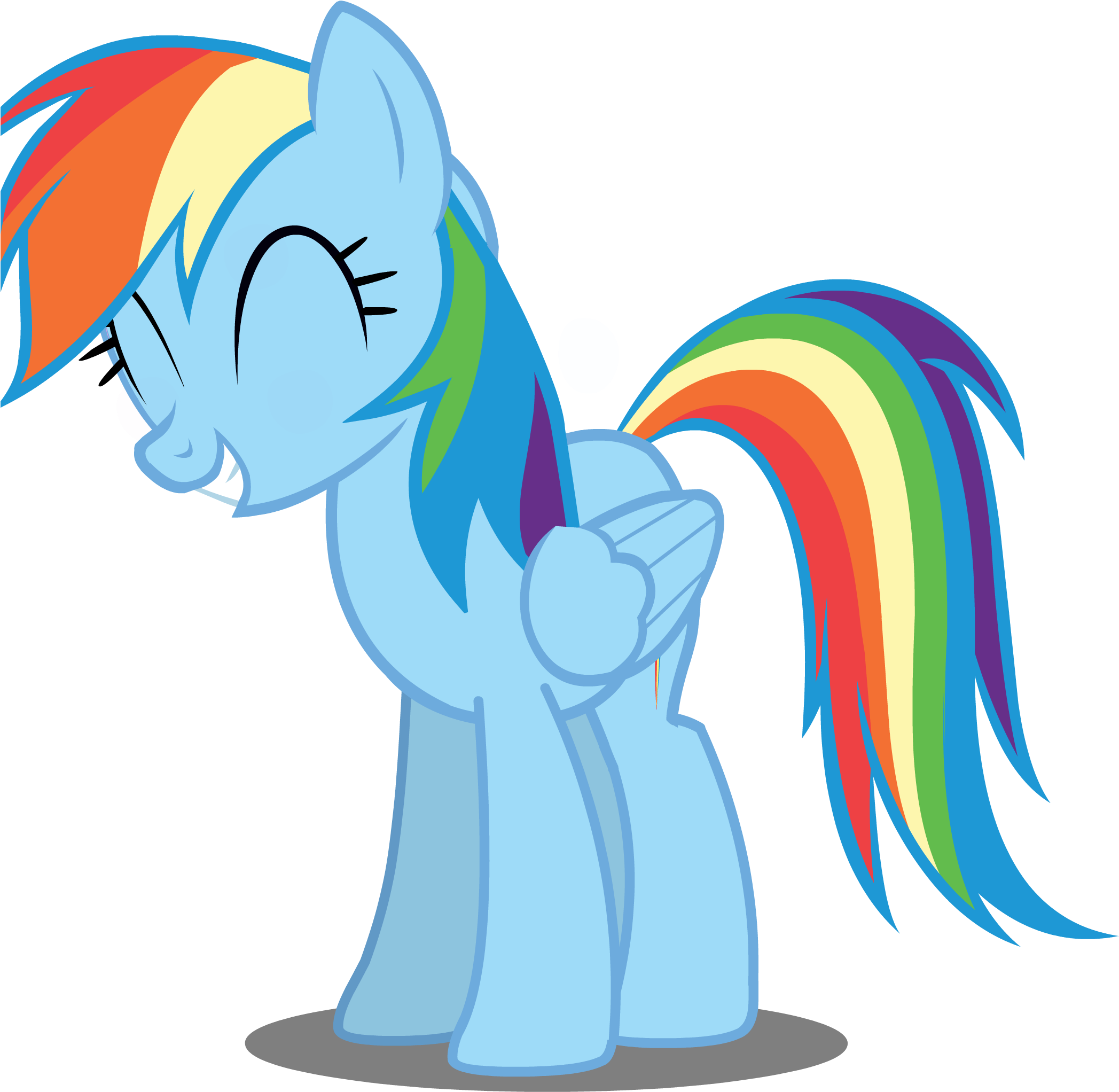 Rainbow Dash Agrees To Bring A Smile To You - Rainbow Dash Smile Little Pony (2375x2346)