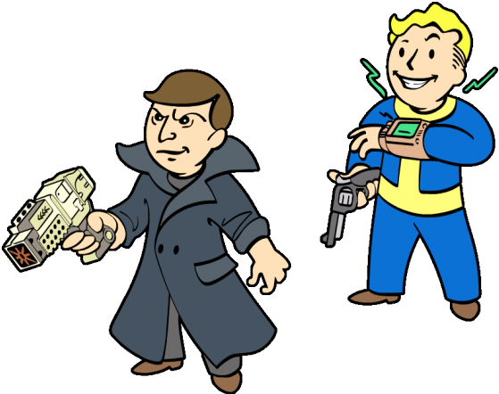 Little Boy Clipart Neat - Fallout Vault Boy Art Style (640x480)