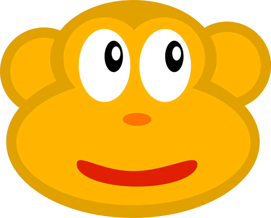 Smiley Emoticon Computer Icons Monkey - Emoticon (931x750)