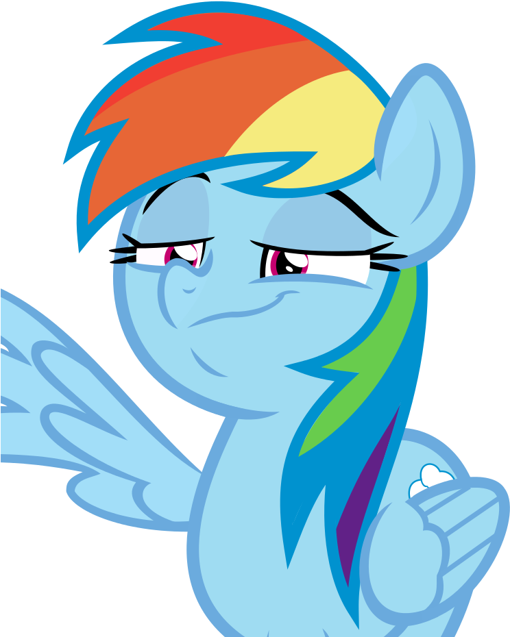 Thatcasualbrony, Faic, Rainbow Dash, Safe, Simple Background, - Rainbow Dash Meme Face (744x1052)