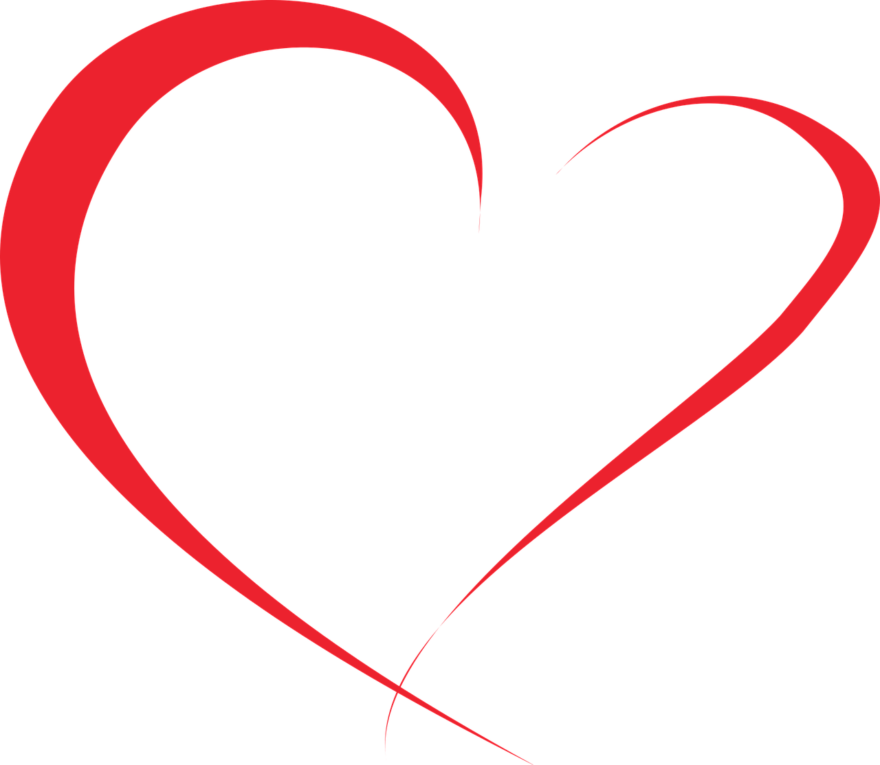 Wedding, Red, Heart, Symbol, Love, Valentine - Heart (1280x1113)
