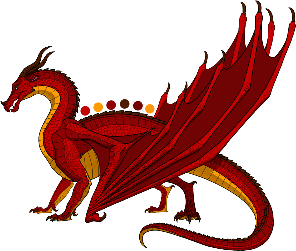 Flame Is A Male Skywing With Ruby-red Scales, Red Wings, - Wings Of Fire Peril's Brother (1003x870)