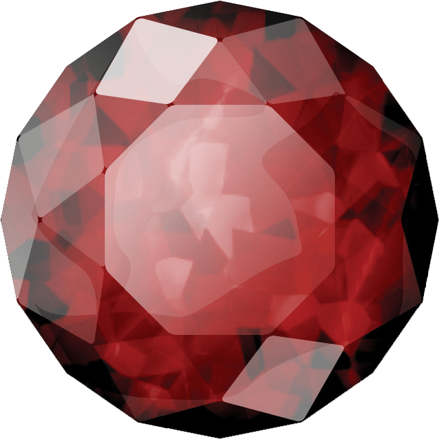 Polished Png Stickpng Download - Ruby Diamond Png (792x823)
