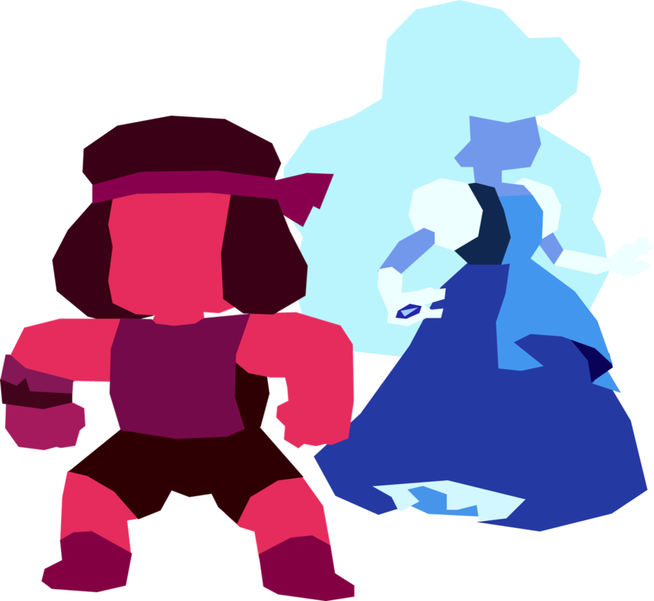 Ruby Clipart - Padparadscha And Ruby Fusion (932x857)