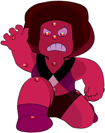 Ruby Clipart Ruby Gemstone - Ice Ruby Steven Universe (350x445)