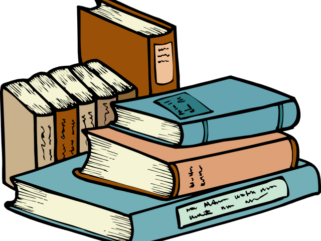 Store Clipart Book - Stack Of Books Clipart (640x480)