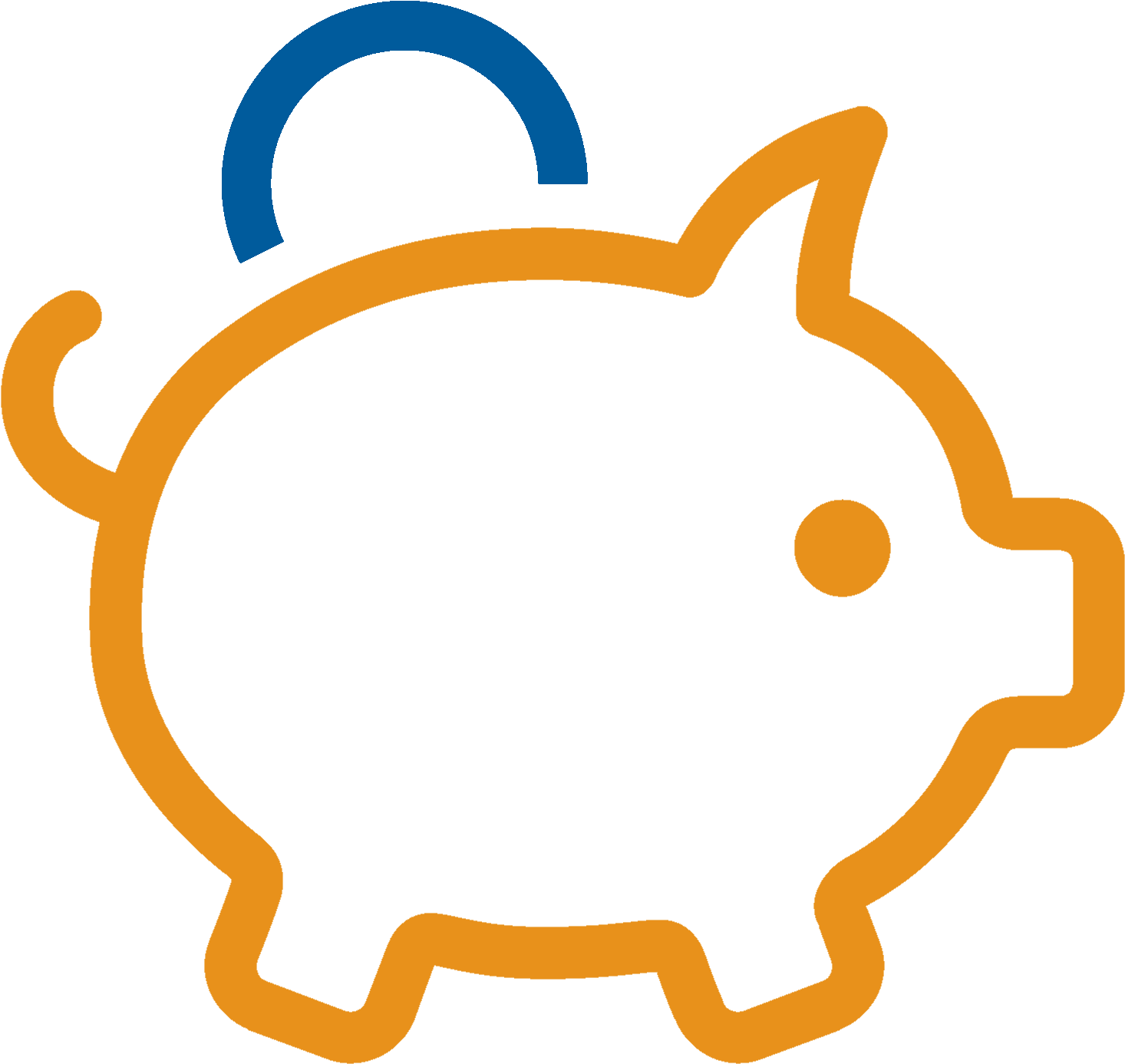 Icône Sauvez De L'argent - Piggy Bank Icon Png (1600x1600)