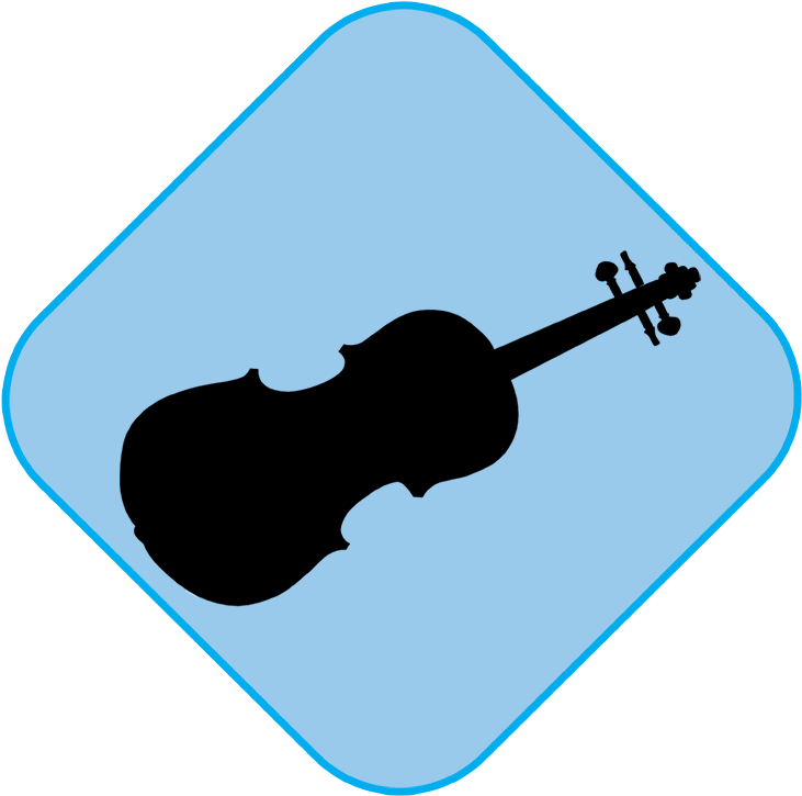 Violin, Viola - Music Instruments Silhouette Png (740x731)