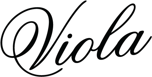 Viola Is The Brand Of The Instruments Born Within The - Calligraphy (510x283)