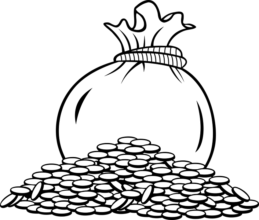 Labour Minister Santosh Gangwar Has Said That There - Bag Of Coins Clipart (848x720)