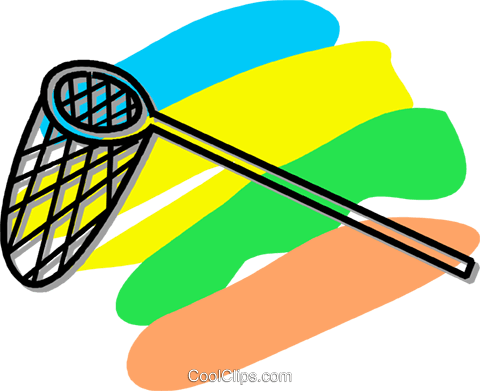 Fishing Net Royalty Free Vector Clip Art Illustration - Fishing Net (480x391)