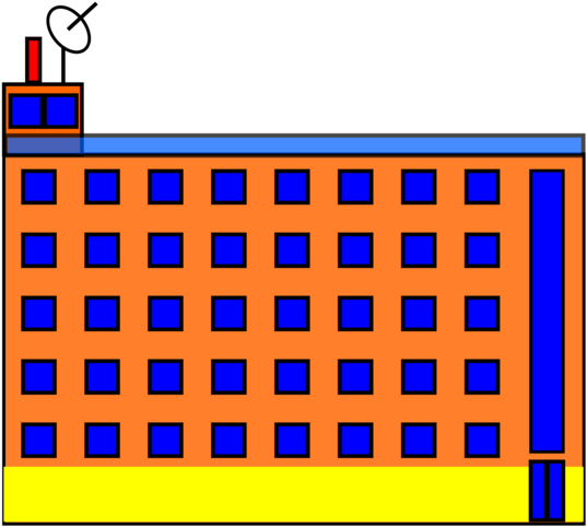 Apartment Computer Software Computer Icons Building - Flat Clipart (750x750)
