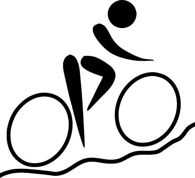 Clip Art Black And White Library Free Photo Cyclist - Biking Stick Figure Png (640x583)