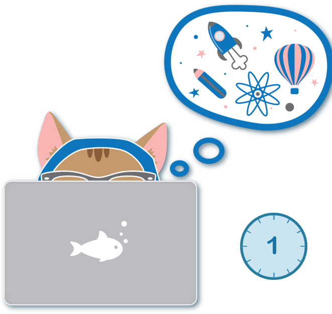 Clipart Free Library Attention Clipart Tutoring Session - Cat Playing With Yarn (660x660)