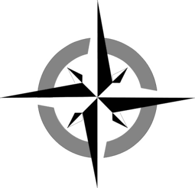 Geograph - Simple Blank Compass Rose (400x384)