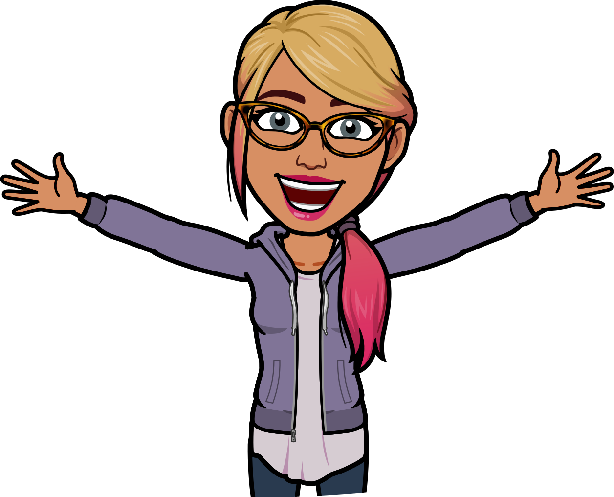 Snap Launches Bitmoji Deluxe With Hundreds Of New Emoji - Get Ombre Hair Bitmoji (1256x1016)