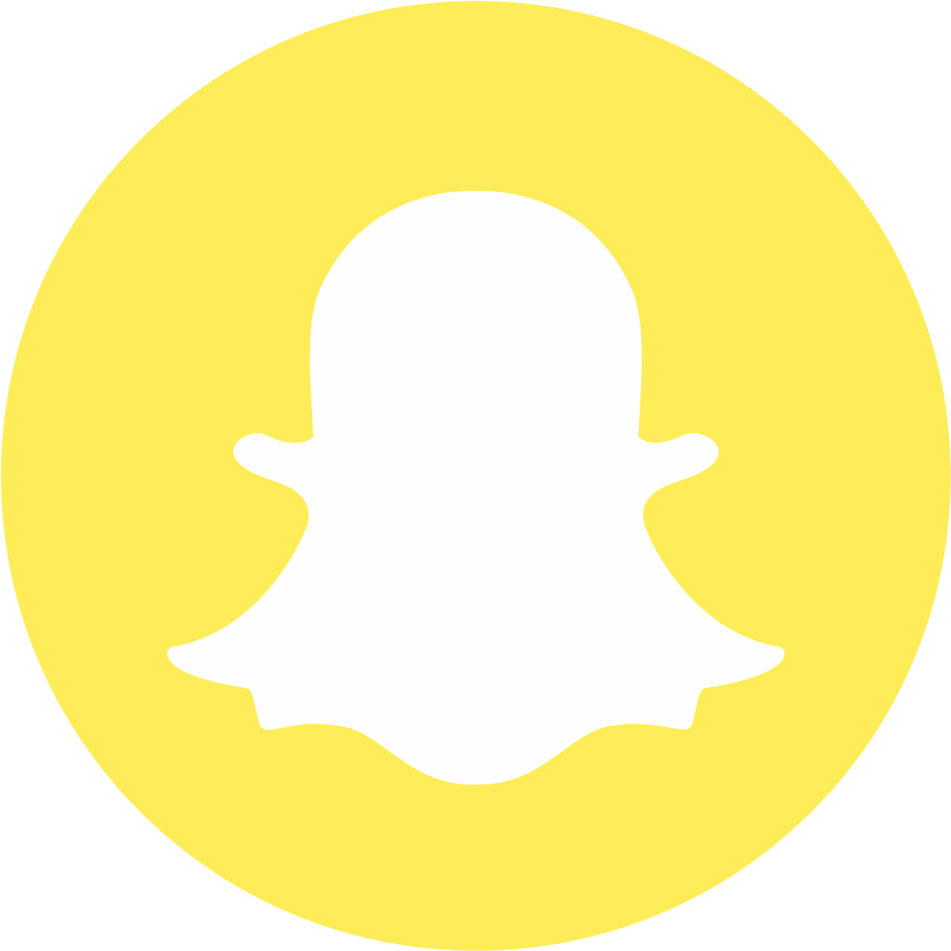 Snapchat Clipart Transparent Background - Circle (1600x1600)