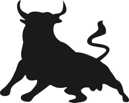 Broken Horn Rodeo - Toro De Lidia Dibujo (500x397)