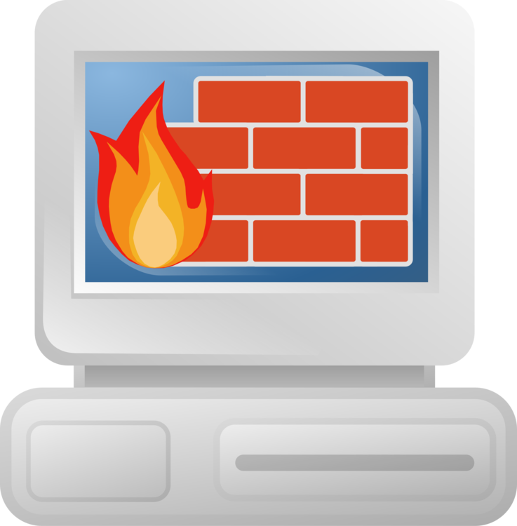 Computer Monitors Personal Firewall Computer Network - Personal Firewall Png (737x750)