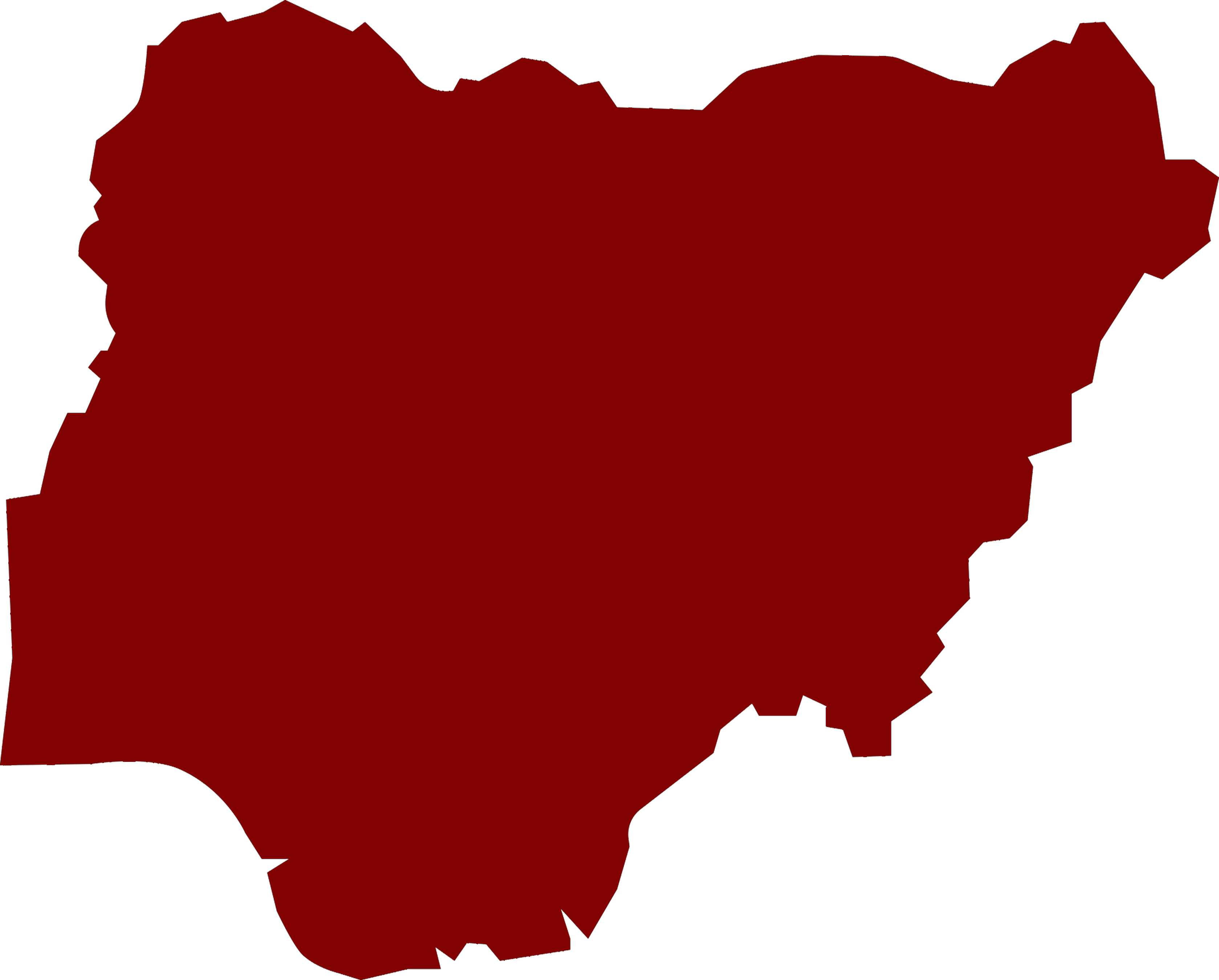 He Serves Churches In Pastoral Care And Pulpit Supply - Map Of Nigerian Geopolitical Zones (3357x2700)