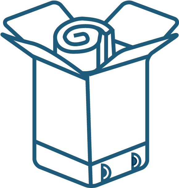 Skyler Mattress Box Icon White - Mattress In A Box Icon (625x625)