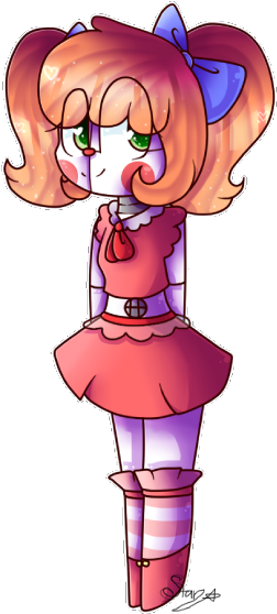 Clipart Free Library Fnaf Sister Location - Sister Location Baby Drawing (401x571)