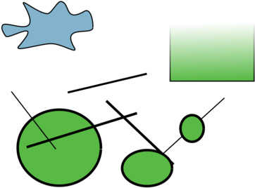 Leaf Point Angle Technology - Clip Art (453x340)