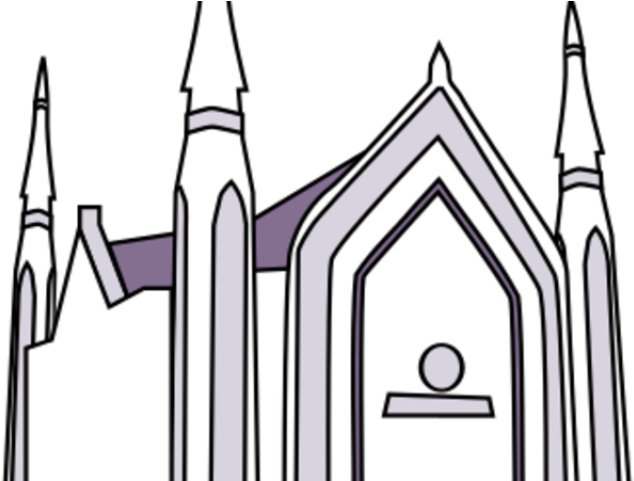 Bonfire Clipart Church - Iglesia Ni Cristo Church Drawing (640x480)