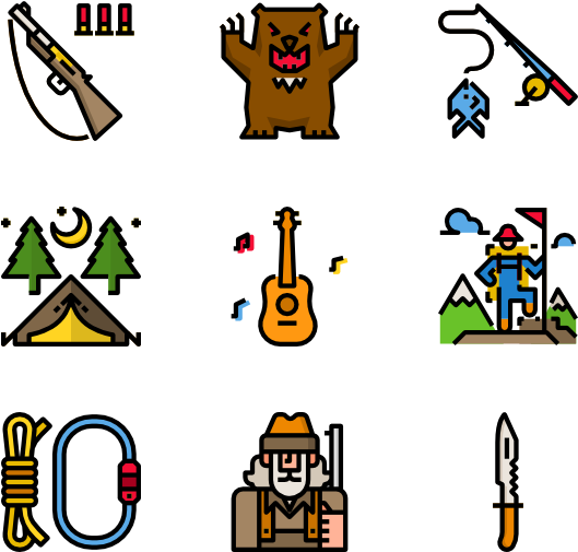Campfire Icons - Icon (600x564)