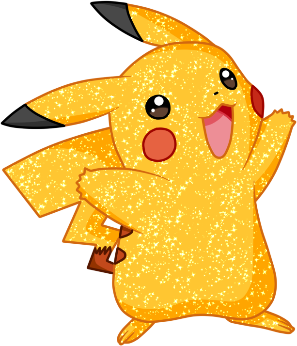Shiny Pikachu Care Bears, Catch Em All, Pikachu, Clip - Shiny Pikachu Transparent Background (630x850)