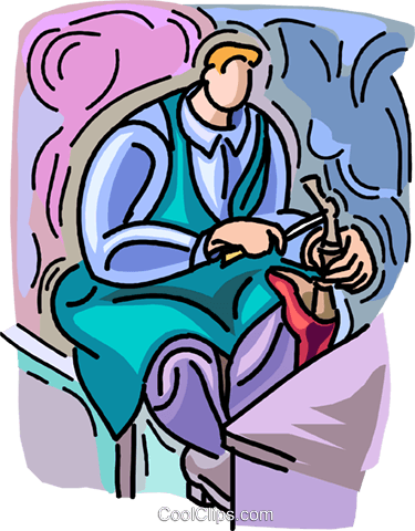 Shoe Repair, Cobbler Royalty Free Vector Clip Art Illustration - Shoe Repair, Cobbler Royalty Free Vector Clip Art Illustration (375x480)