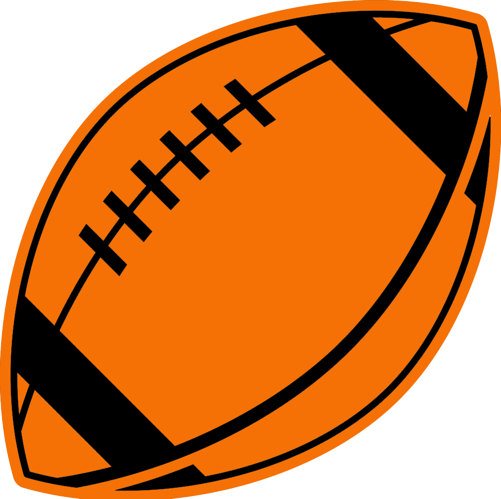 Cheer Cross Country - アメフト ボール イラスト フリー (1000x996)