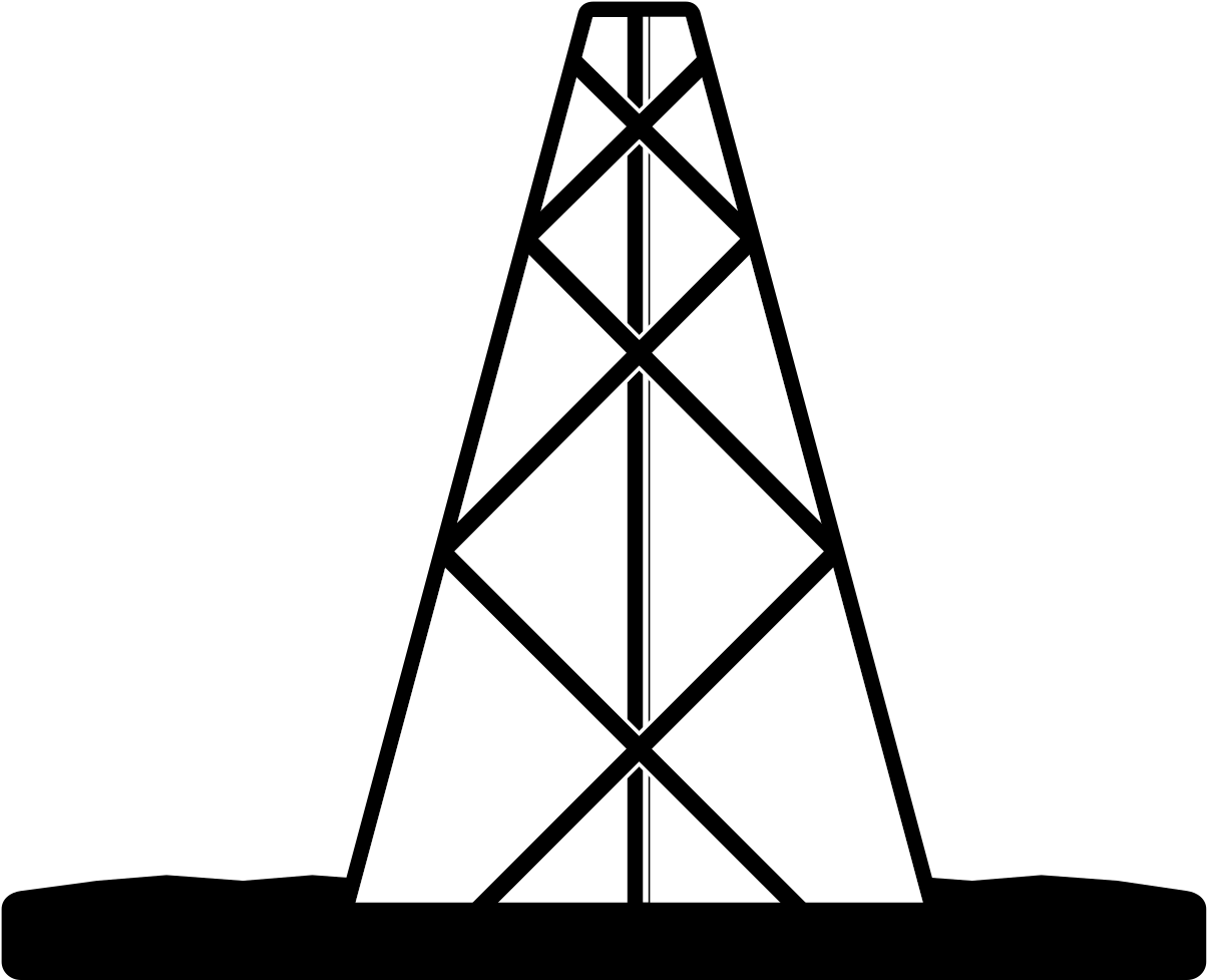 File - Oil Field - Svg - Pentacle (1255x1024)