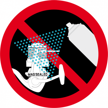 The Highly Technical Mag Sealed Oil Is Stabilised In - Circle (350x350)