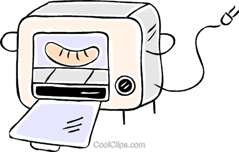 Electric Cook Oven Royalty Free Vector Clip Art Illustration - Illustration (480x306)