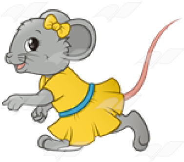 Abeka - Lady Mouse Clipart (400x400)