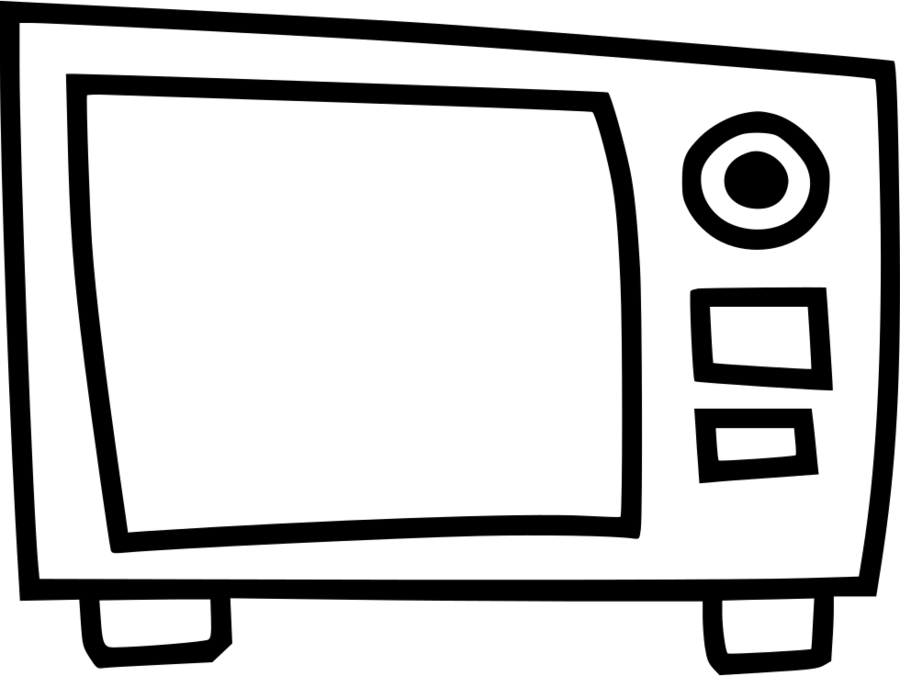 Clipart Resolution 980*736 - Microwave Oven (900x676)