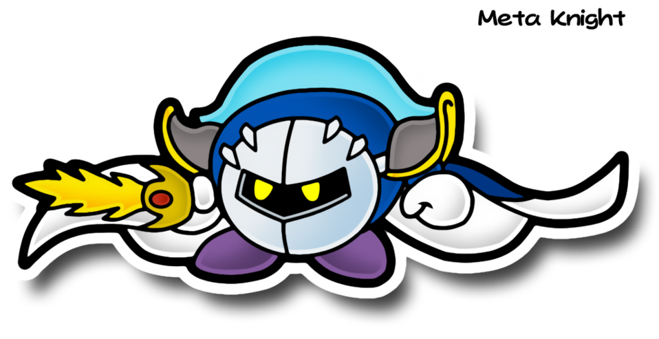 Mechanical Clipart Oven - Paper Mario Meta Knight (1024x558)