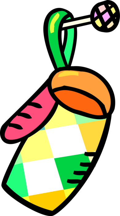 Oven Mitts Royalty Free Vector Clip Art Illustration - Oven Mitts Royalty Free Vector Clip Art Illustration (389x700)