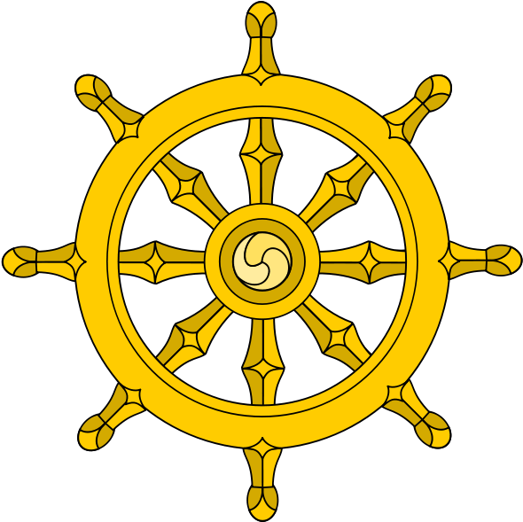 Wheel Of Dharma Png Transparent Images - Wheel Of Dharma (600x600)