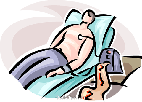 Man In Hospital Illustration (480x344)