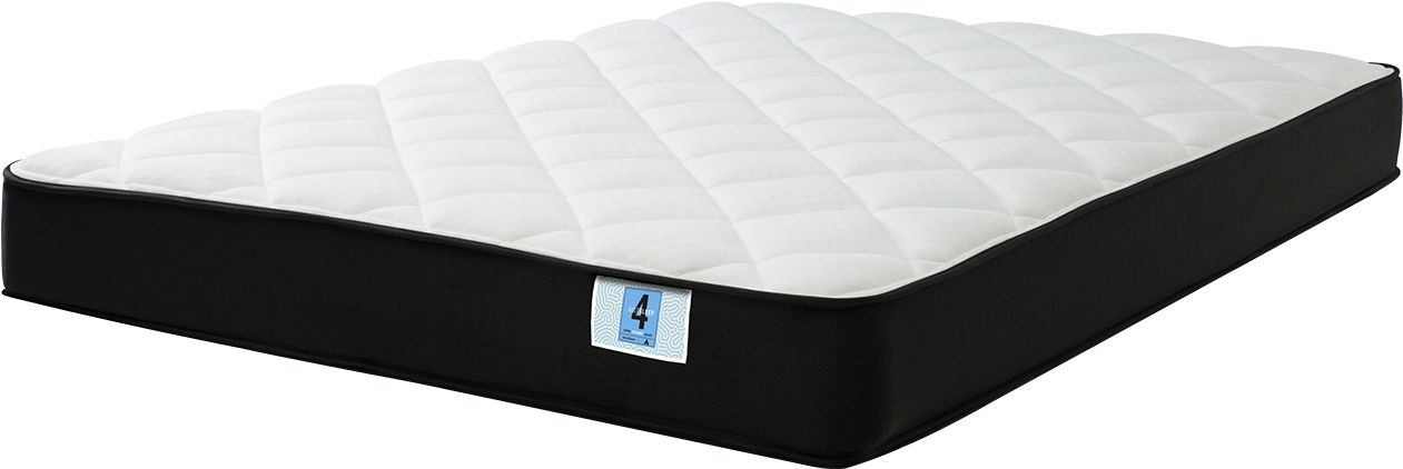 Clipart Sleeping Comfortable Bed - Mattress (1296x1000)