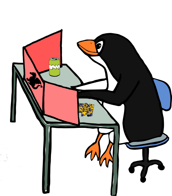 Linux Scripting Language System Administrator Web Hosting - Animal On Computer Clipart (701x800)